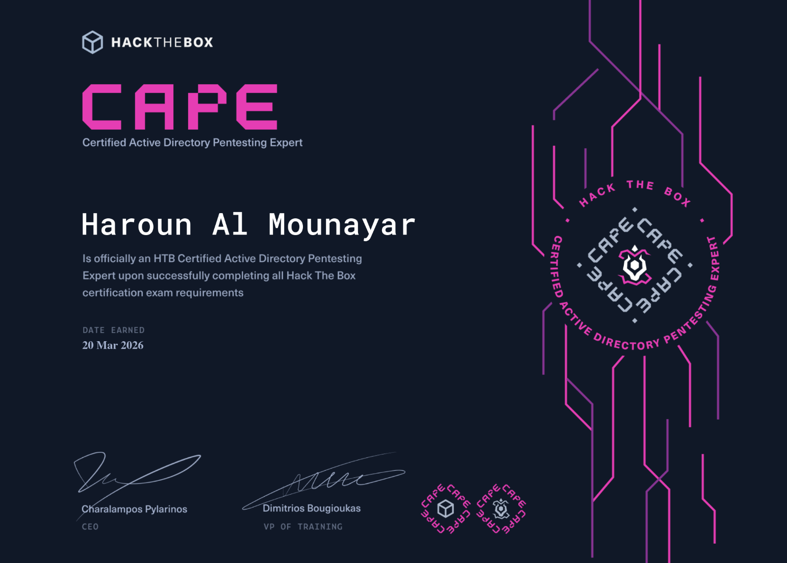 Certified Active Directory Pentesting Expert (CAPE)