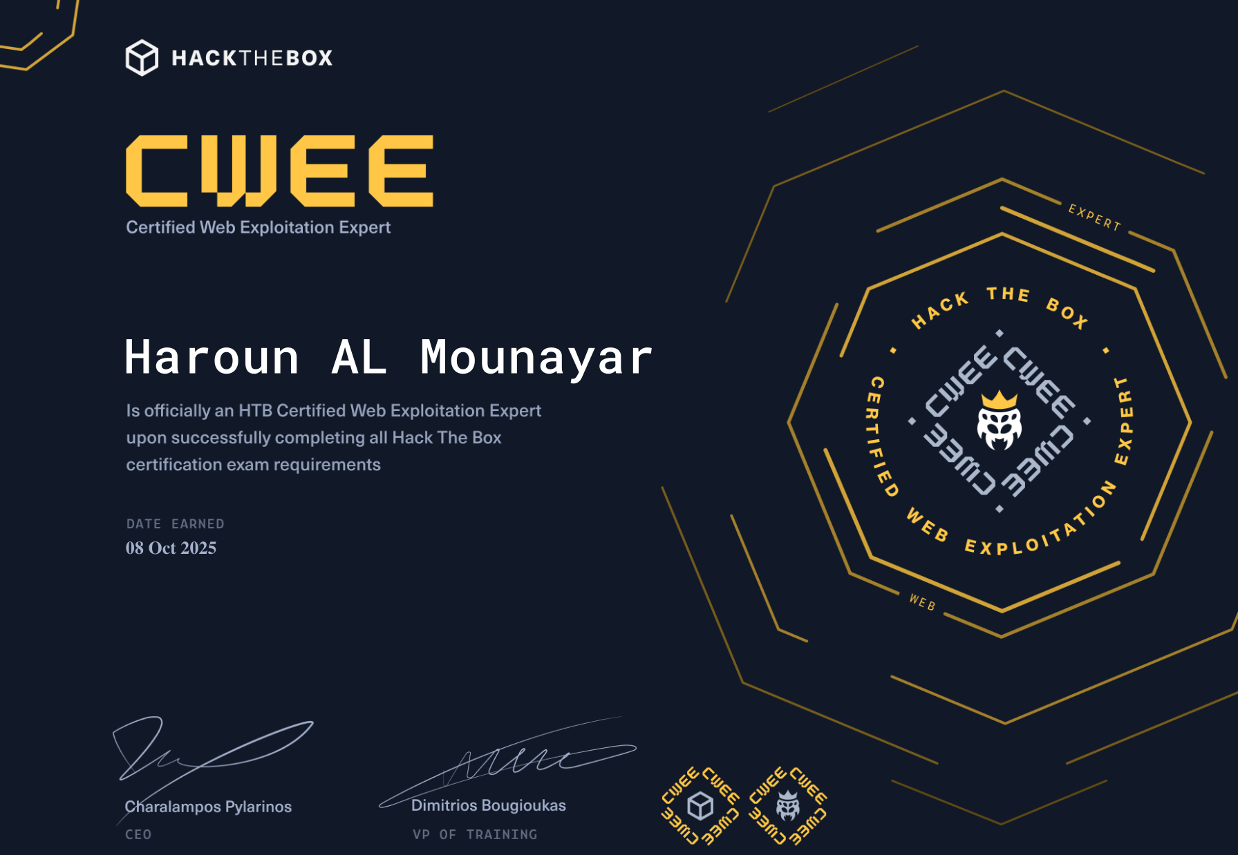Certified Web Exploitation Expert (CWEE)